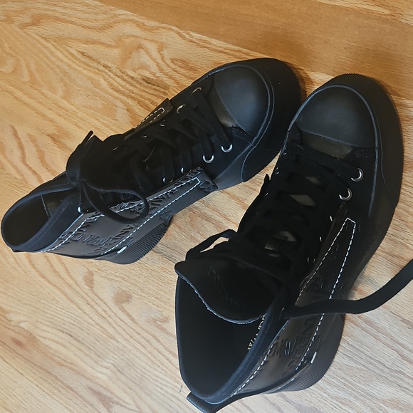 JW Anderson Black High-Top Sneakers, Size 9 - Picture 8 of 8